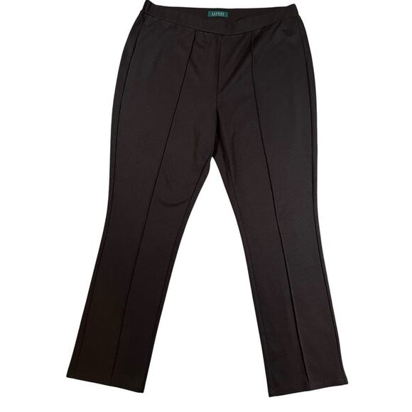 Lauren Ralph Lauren Green Label Women’s Pullon Brown Activewear Pants Size 1X - Picture 1 of 5